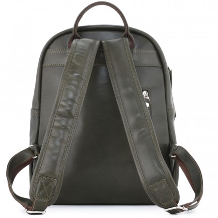 Кожаный рюкзак "Рамона" (хаки сиама)
