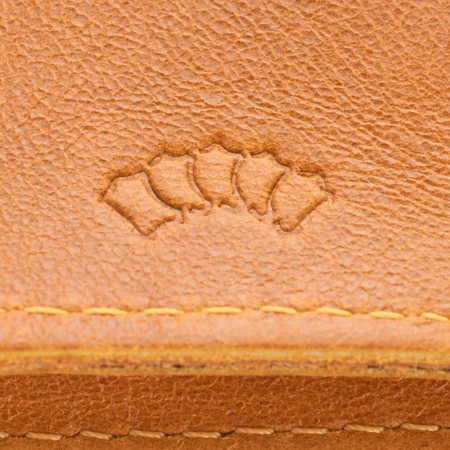 Кожаный футляр для очков "Марокко" (желтый)