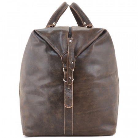 Кожаная дорожно-спортивная сумка "Англия БИГ" (коричневая наппа)