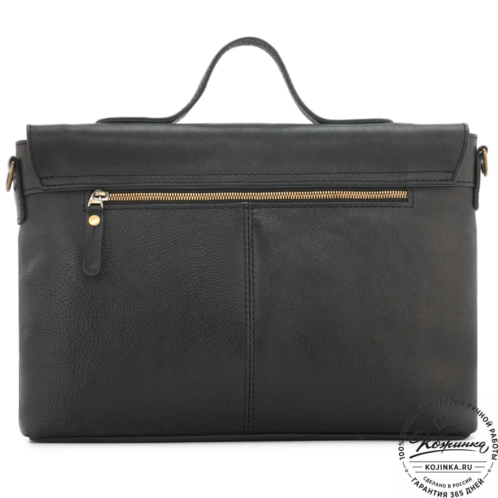 Кожаный портфель "Честер" (черный)