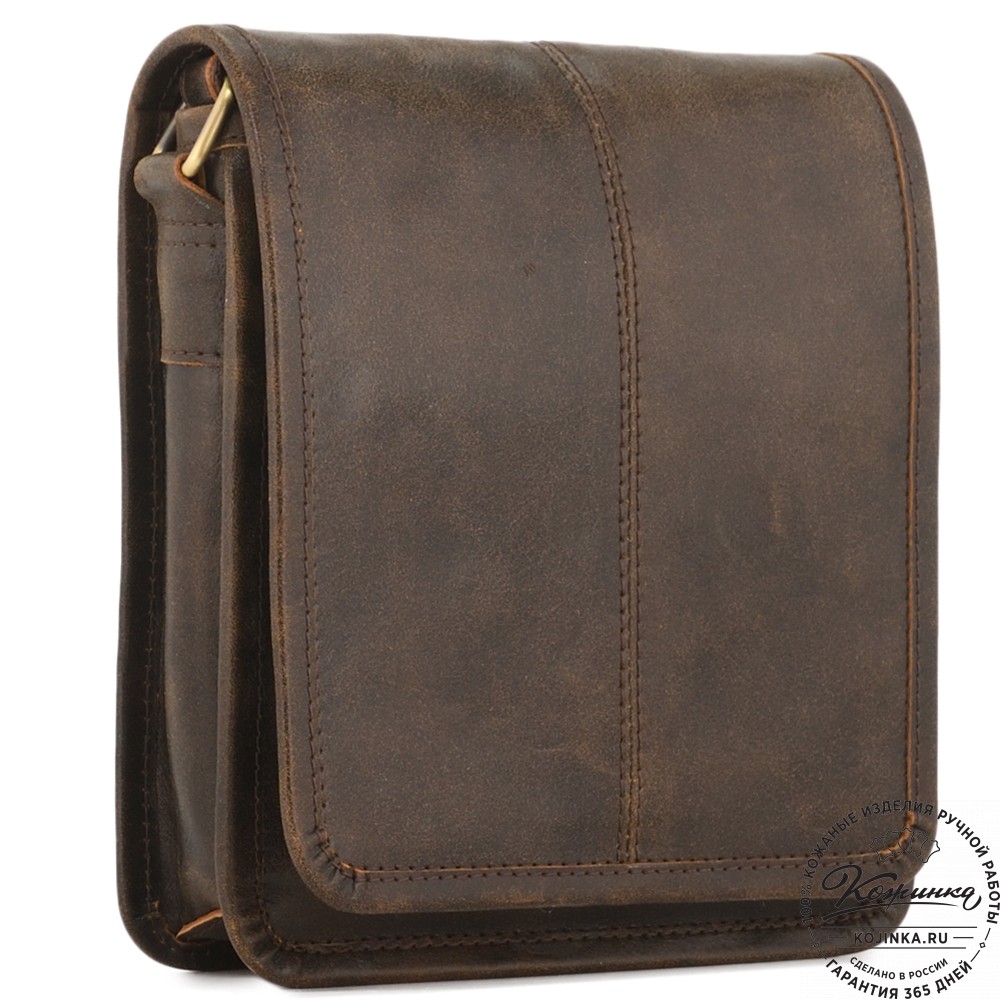 Кожаная сумка "Митчел мини" (коричневая наппа)