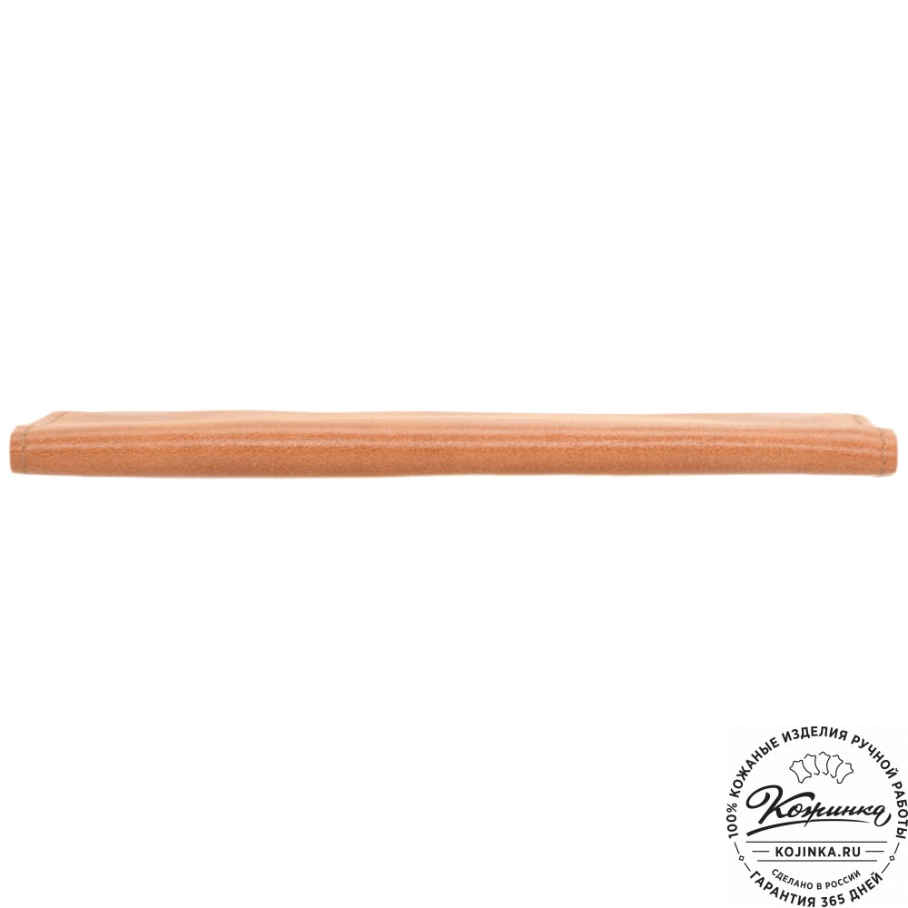 Кожаное портмоне "Арни" (рыжее)