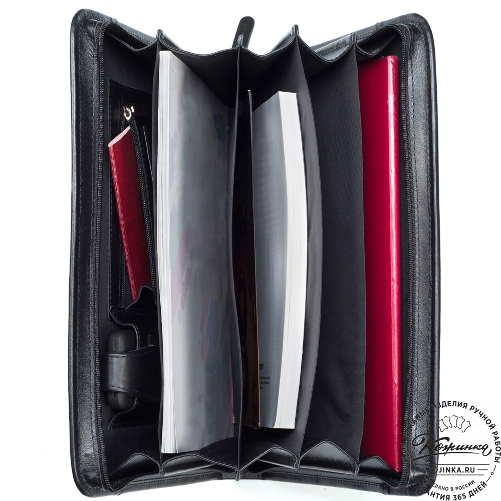 Папка для документов "Джаспер" (чёрная)