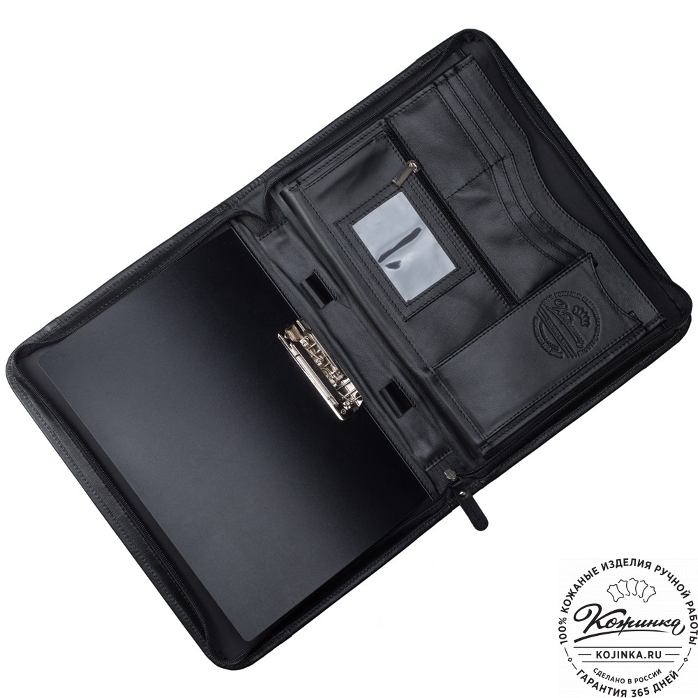 Папка для документов "Атташе" (чёрная)