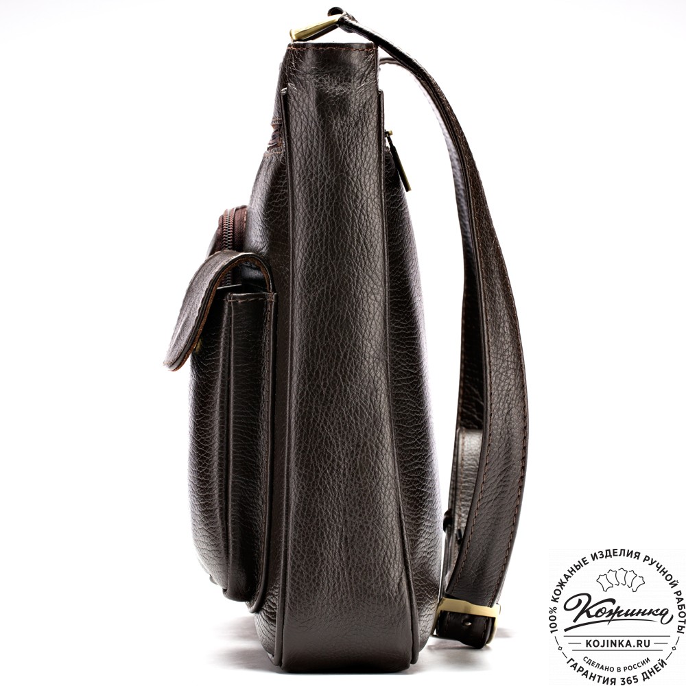 Кожаная сумка "Боб" (коричневая)