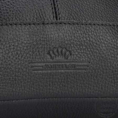 Кожаный рюкзак "Бэнжамин" (чёрный)