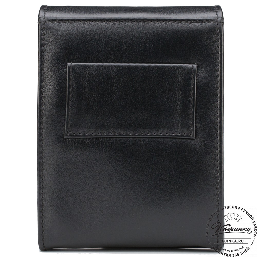 Кожаная сумка "Чикаго" (чёрная)