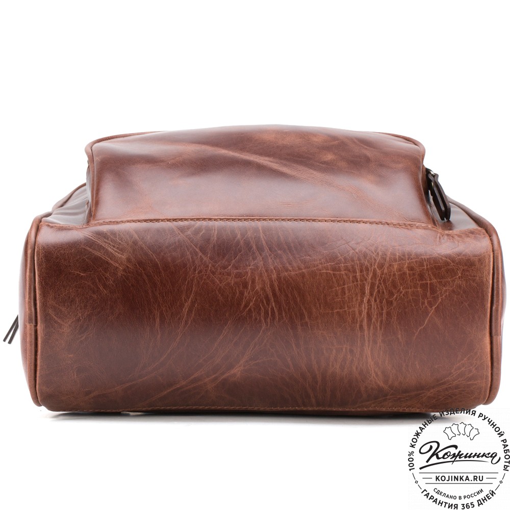 Кожаный рюкзак "Пандора" (коричневый воск)