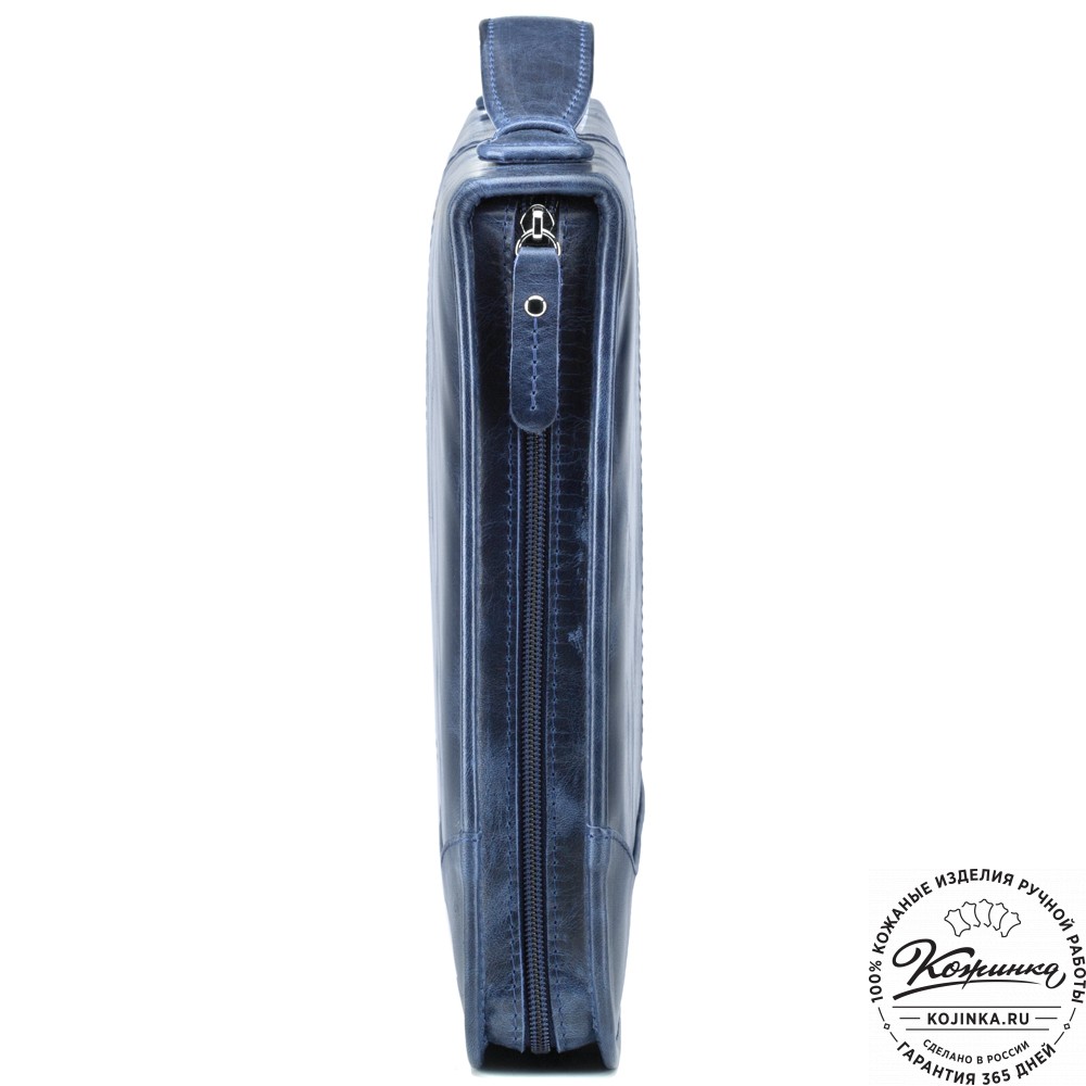 Папка для документов "Атташе" (синий антик)