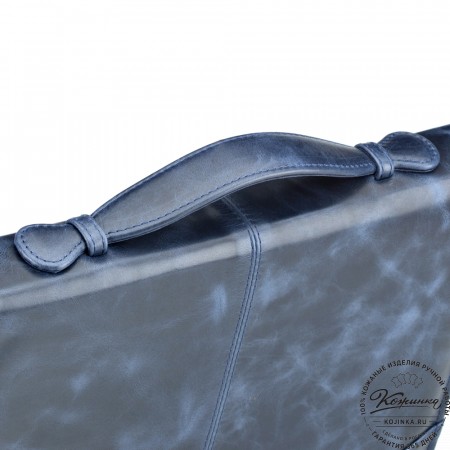 Папка для документов "Атташе" (синий антик)