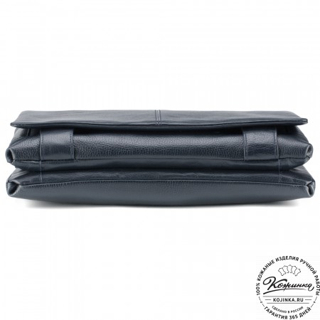 Кожаная сумка "Бавария" (синяя)