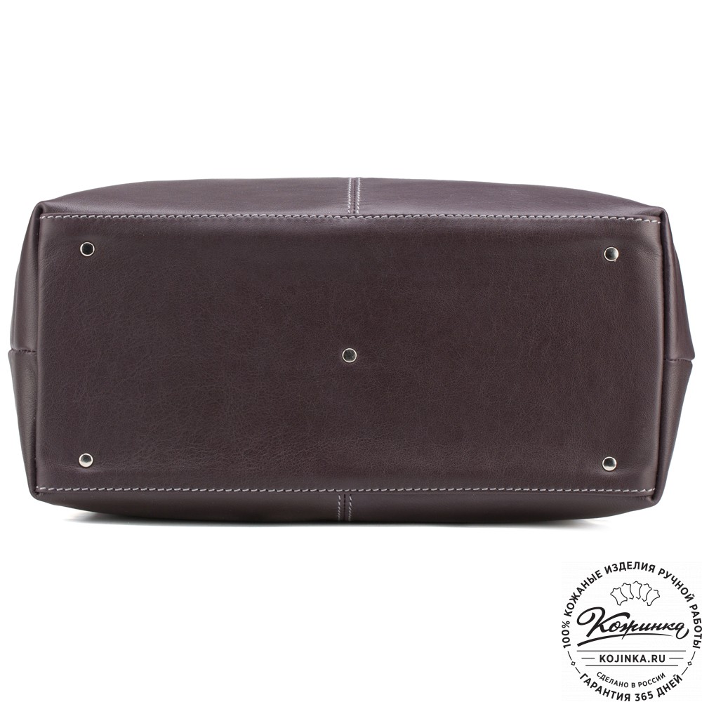 Женская кожаная сумка "Энни New" (сирень)