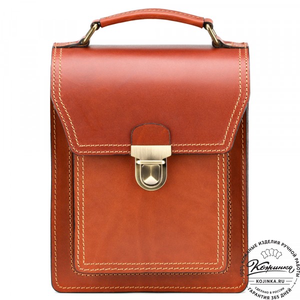Кожаный планшет 203 (коньяк). фото 1