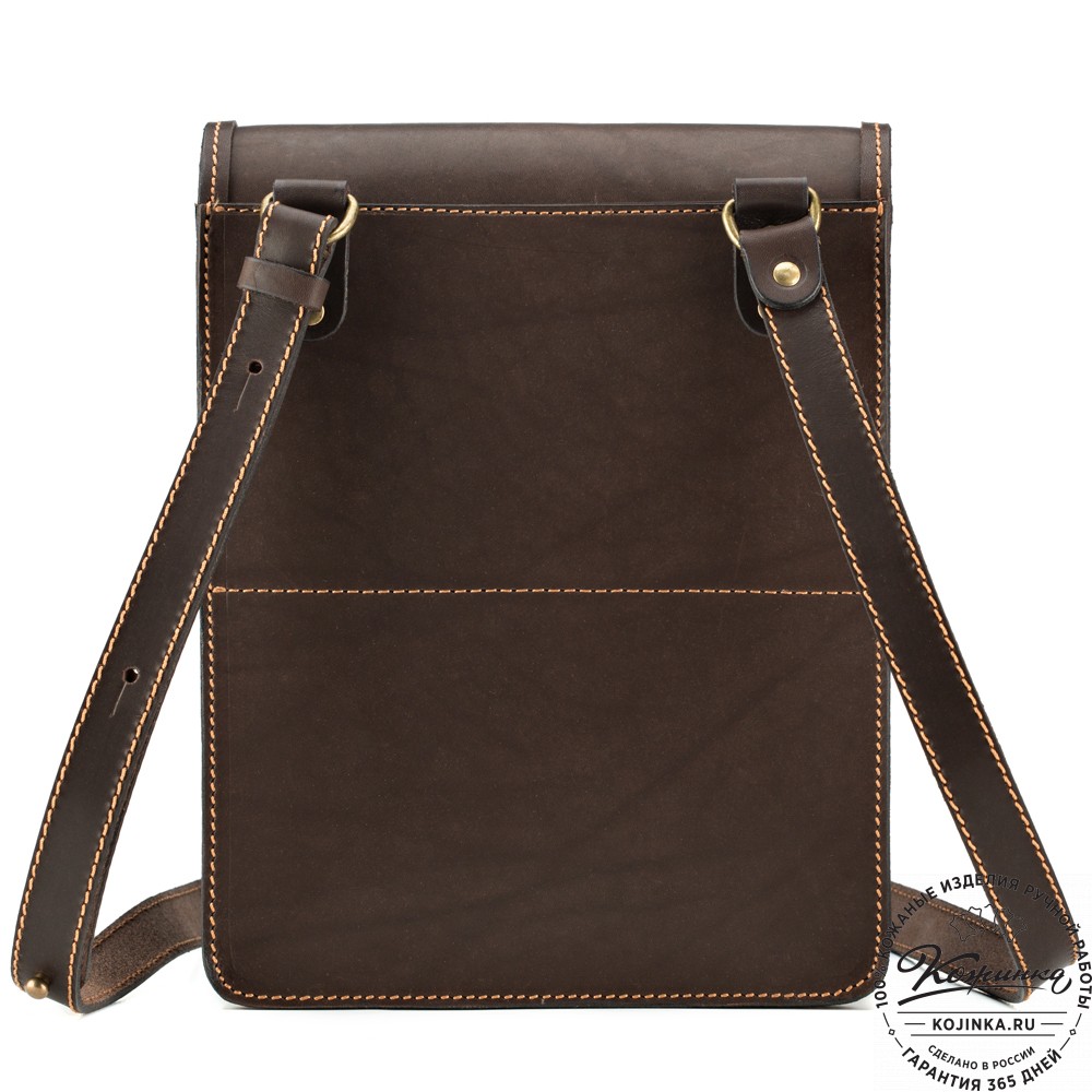 Кожаная сумка "Макар" (коричневая)