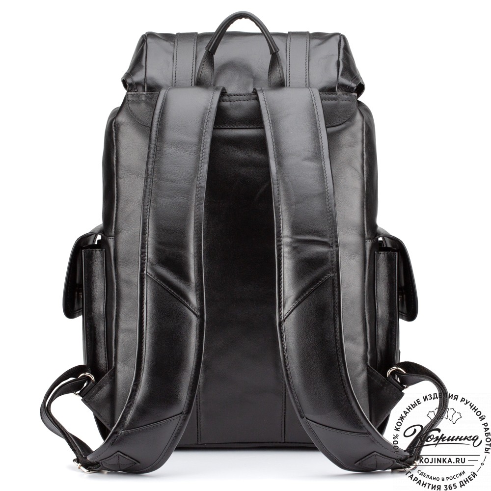 Кожаный рюкзак "Ганнибал" (чёрный)