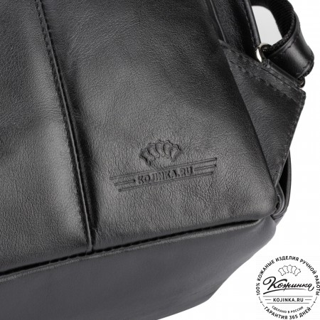 Кожаный рюкзак "Ганнибал" (чёрный)