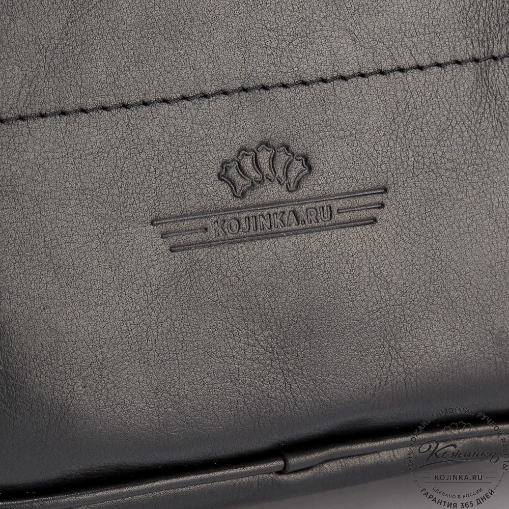 Кожаный рюкзак "Касандра" (чёрный)