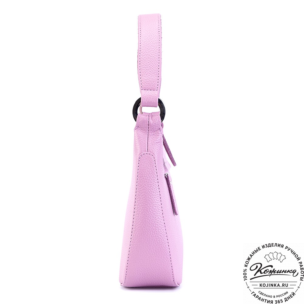 Женская кожаная сумка "Каролина" (сирень)