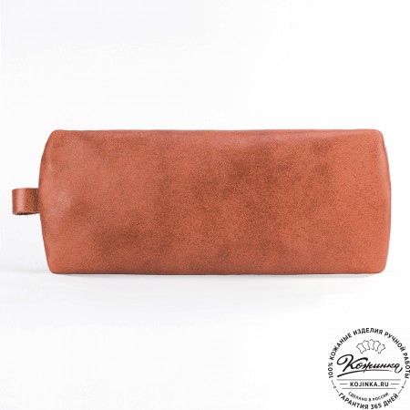 Кожаная ключница "Соло" (рыжая)