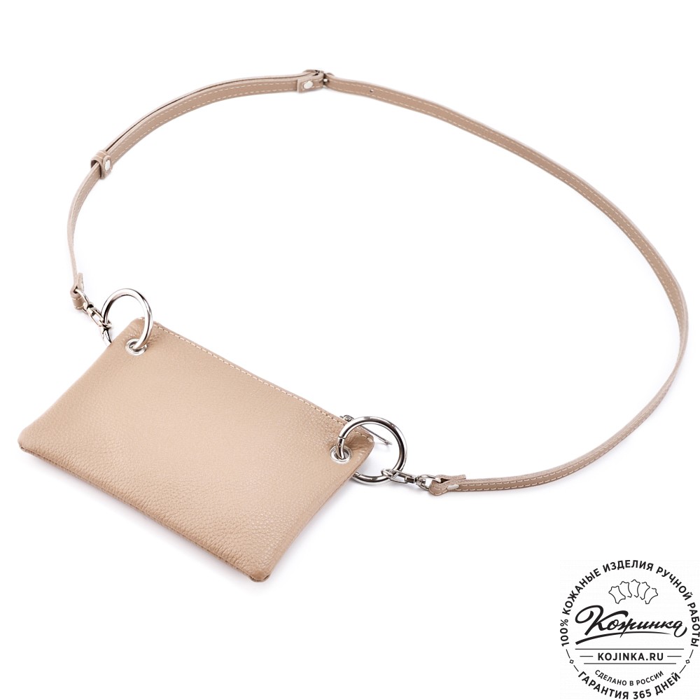 Женская кожаная сумка "Трио" (жёлтый/капучино/олива)