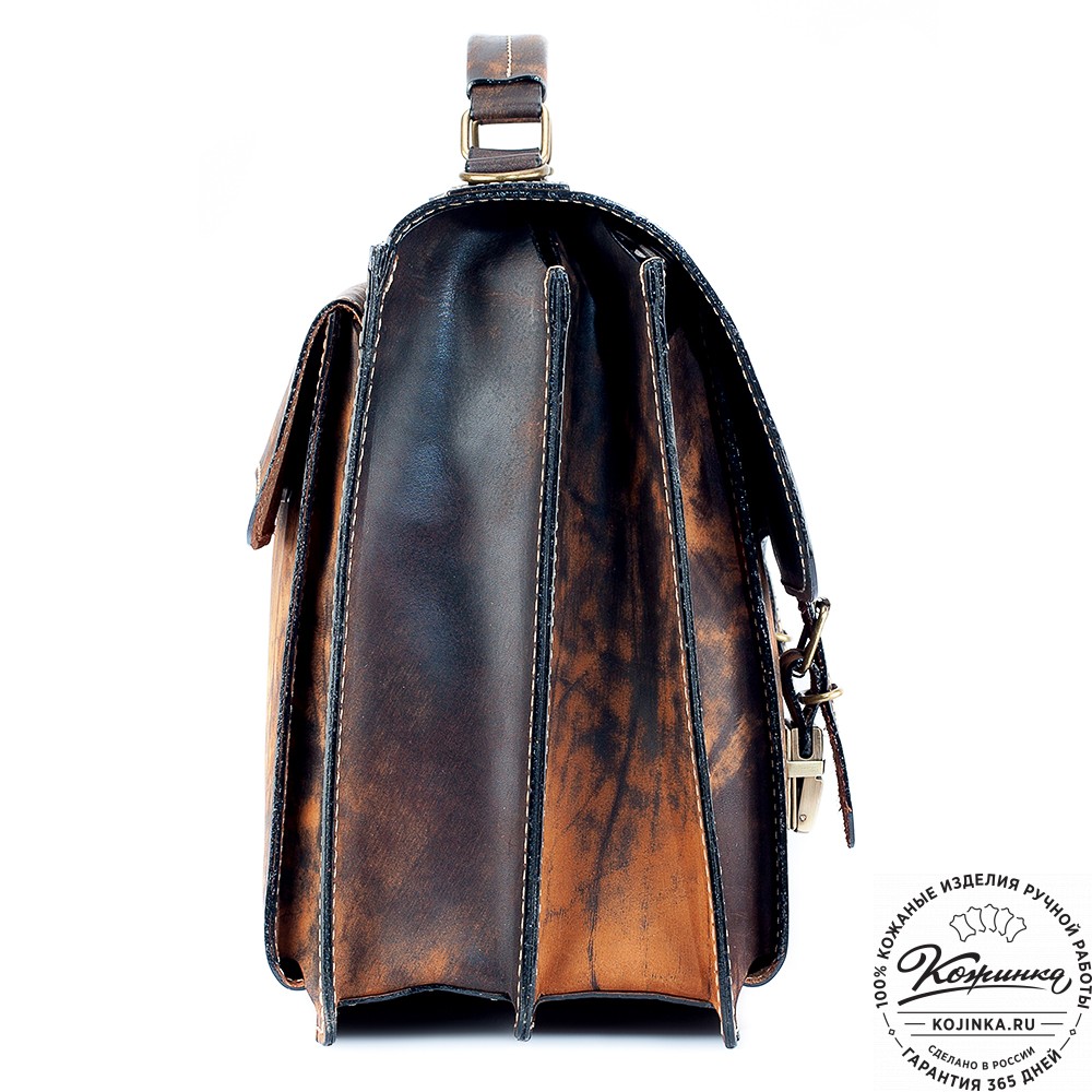 Кожаный портфель "Юрист"  (старение)