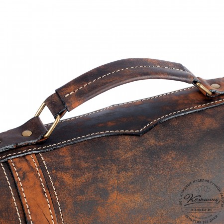 Кожаный портфель "Юрист"  (старение)