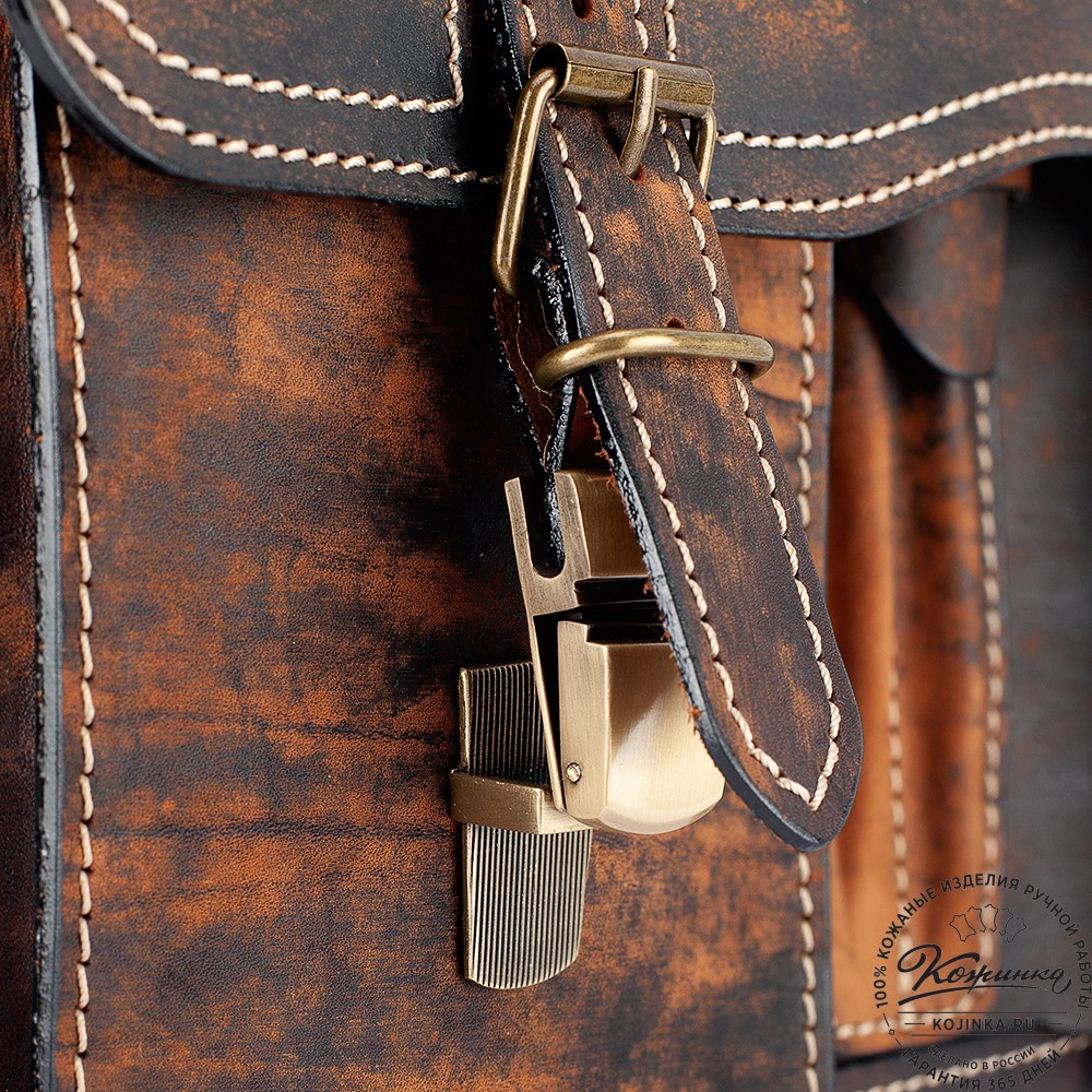 Кожаный портфель "Юрист"  (старение)