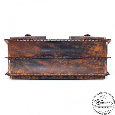 Кожаный портфель "Юрист"  (старение)