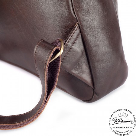 Кожаный рюкзак "Верса" (коричневая гладкая кожа) 
