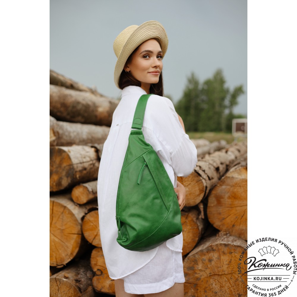 Кожаный рюкзак "Африка" (рыжая гладкая кожа) 