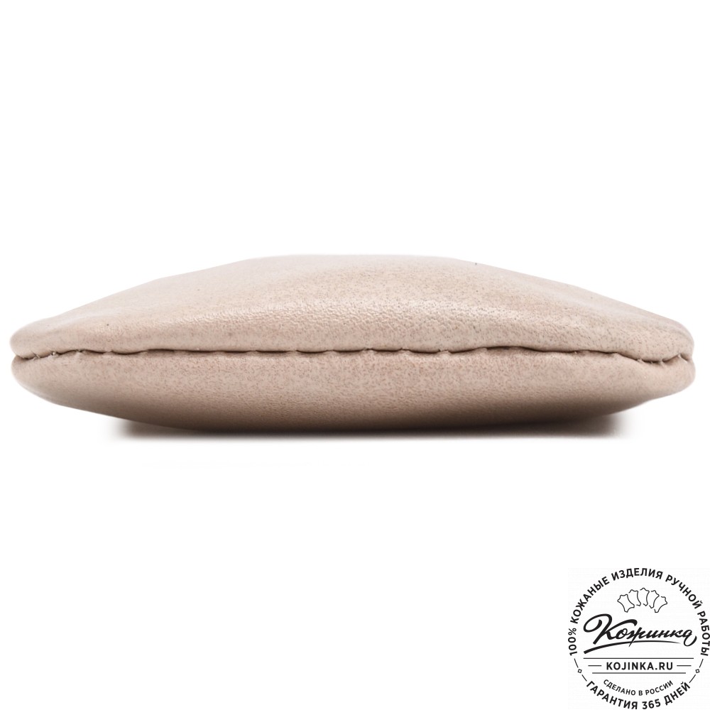 Кожаный мешочек "Луи" (бежевый)