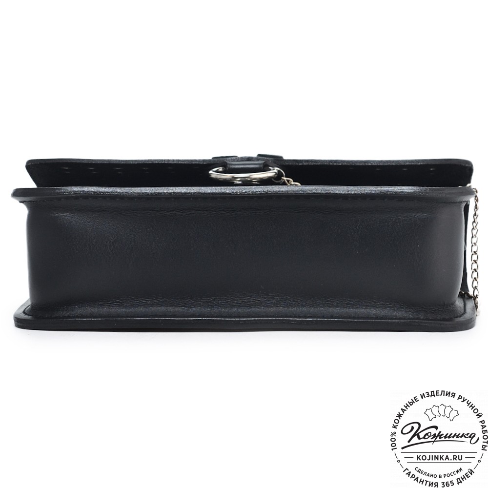 Кожаная сумка ручной работы "Мариарт" (черная)