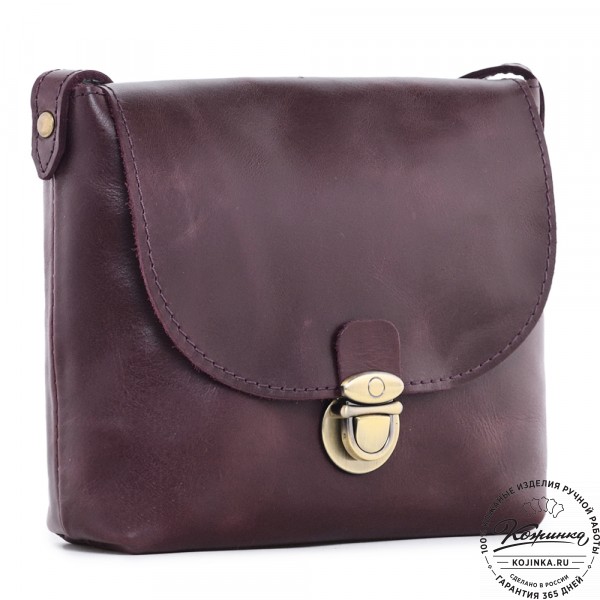  Кожаная сумка "Калифорния Нью" (бордо). фото 1