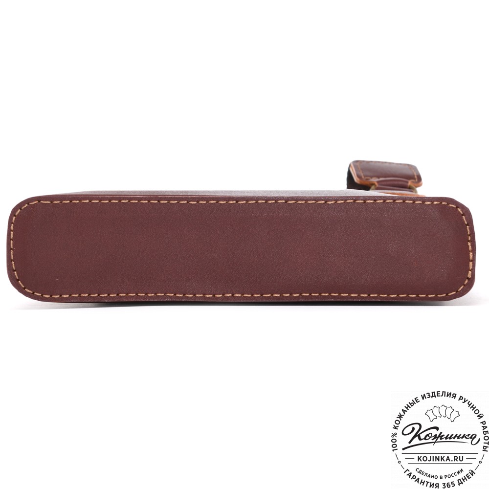 Кожаная сумка "Родос" (коричневая)