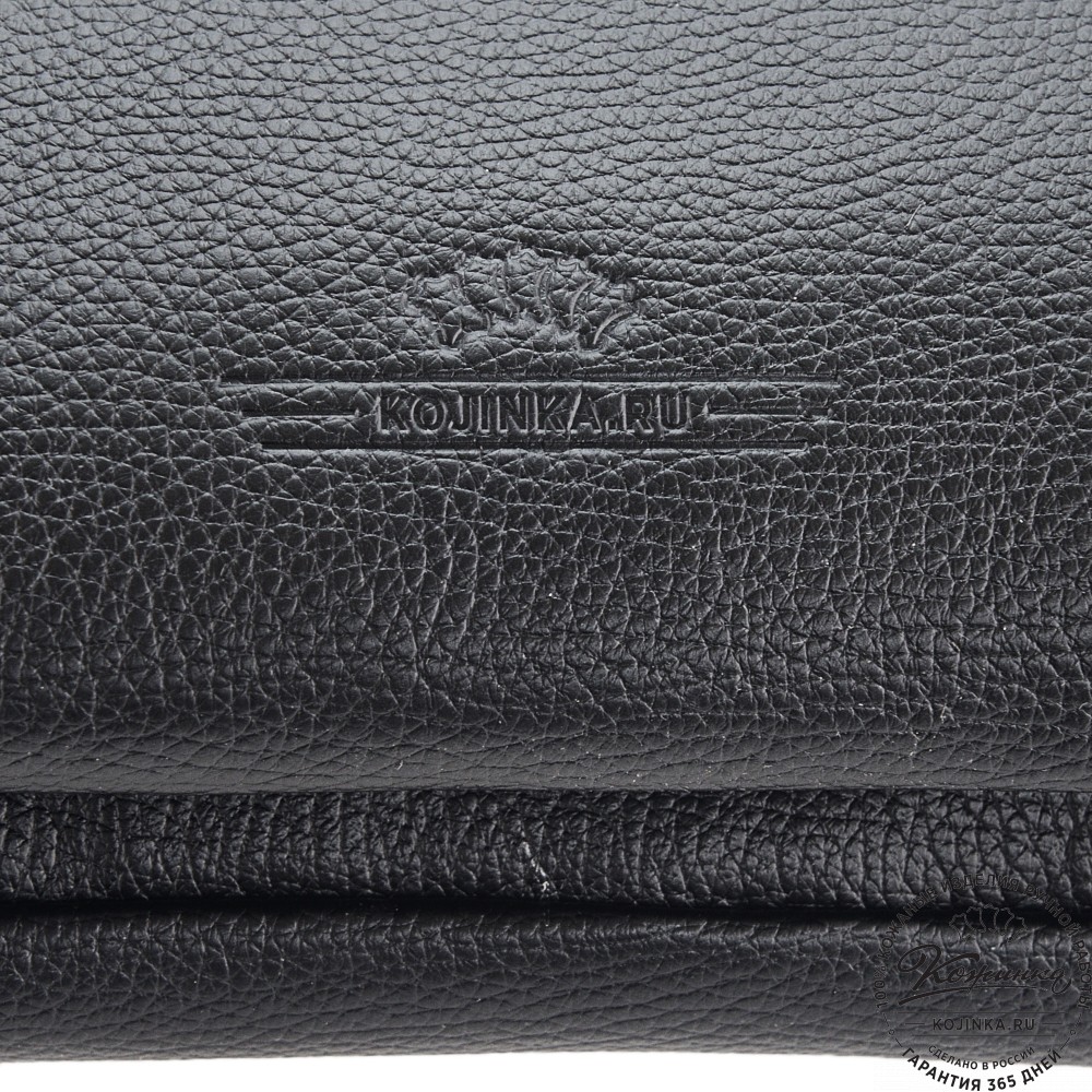  Кожаная сумка через плечо "Бавария" (черная) 