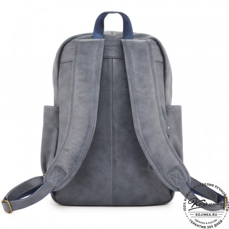 Кожаный рюкзак "Дунай" (джинс)
