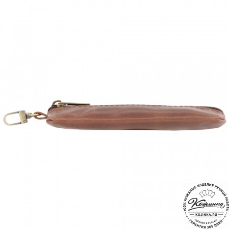 Женская кожаная сумка "Ванесса" (коньяк глянец)