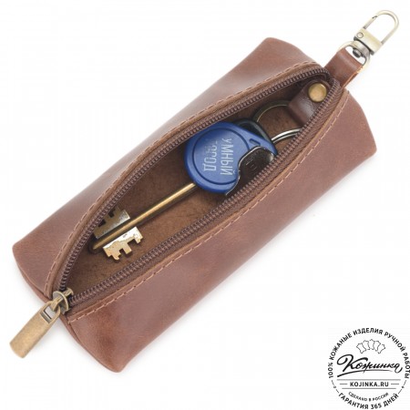 Женская кожаная сумка "Ванесса" (коньяк глянец)