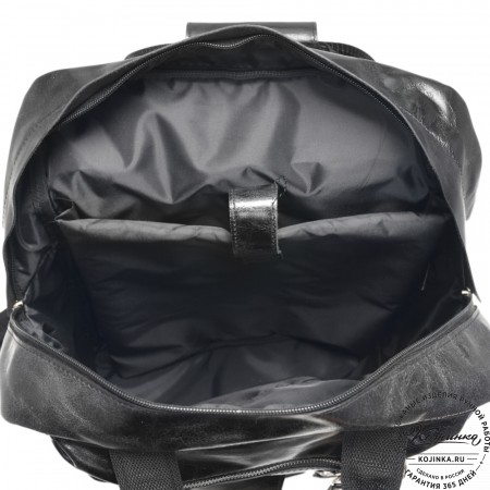 Кожаный рюкзак "Вассерман" (черный антик)