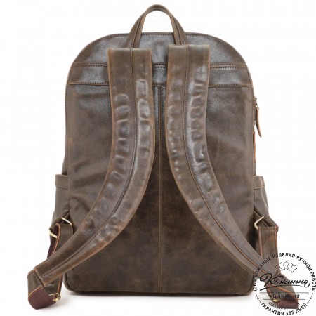 Мужской кожаный рюкзак "Гудвин" (коричневая наппа)