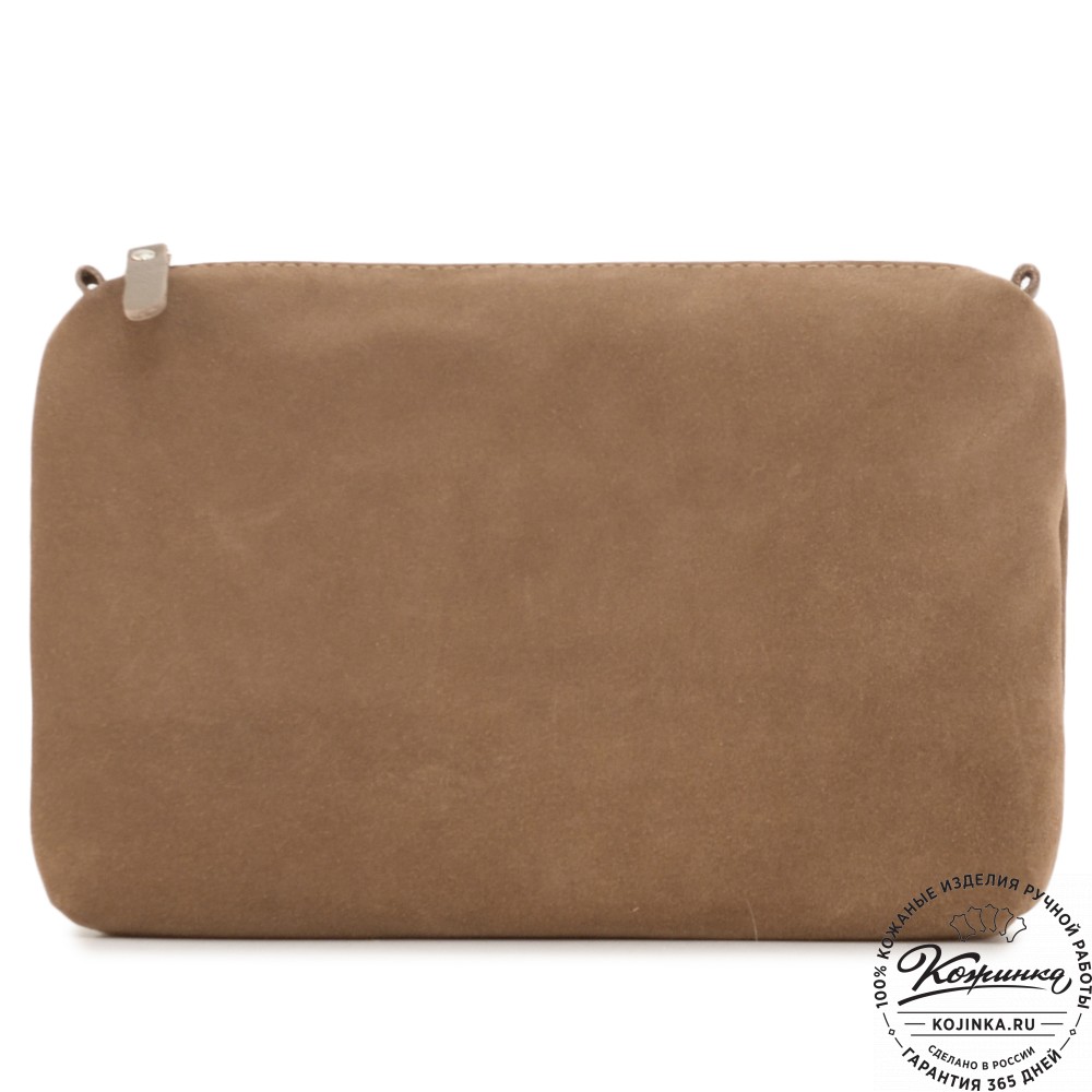 Кожаная косметичка "Лорен" (капучино)