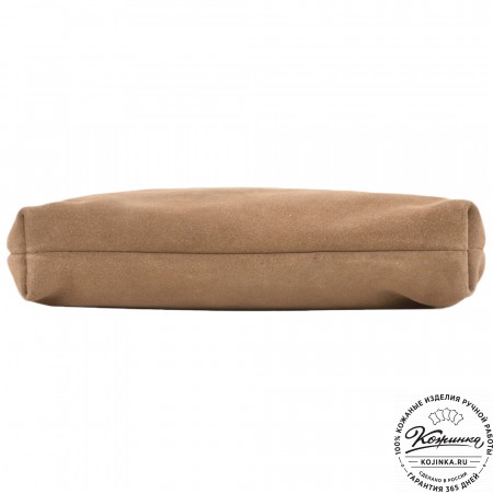 Кожаная косметичка "Лорен" (капучино)