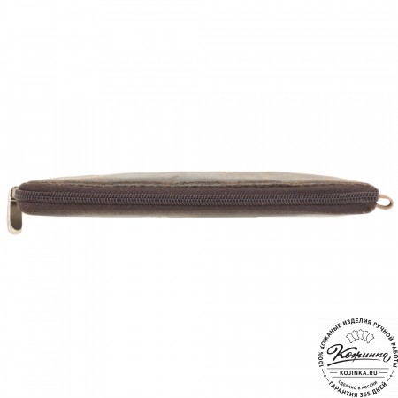 Кожаная ключница Шанхай (коричневая наппа)