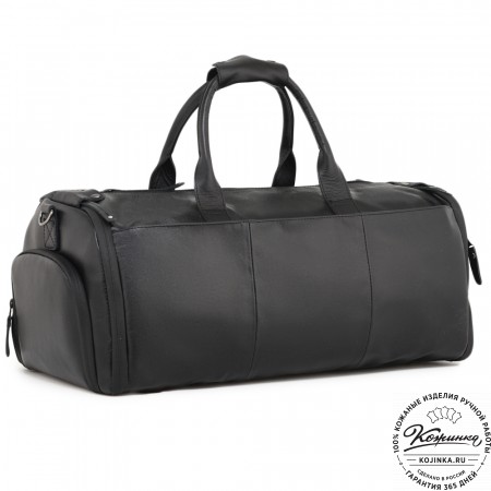 Кожаная сумка-портплед "Титан" (черный)