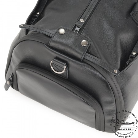Кожаная сумка-портплед "Титан" (черный)