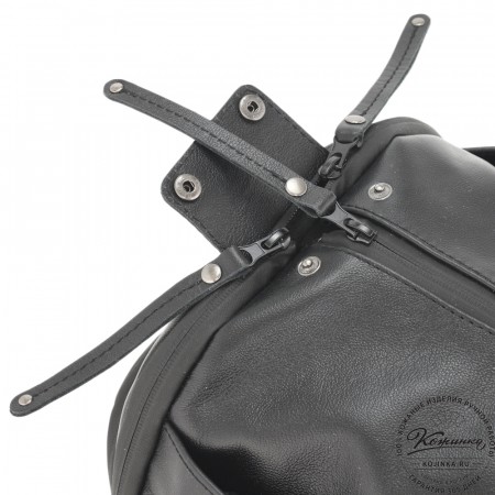 Кожаная сумка-портплед "Титан" (черный)