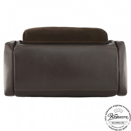 Женский кожаный рюкзак "Франческа" (темно-коричневый)