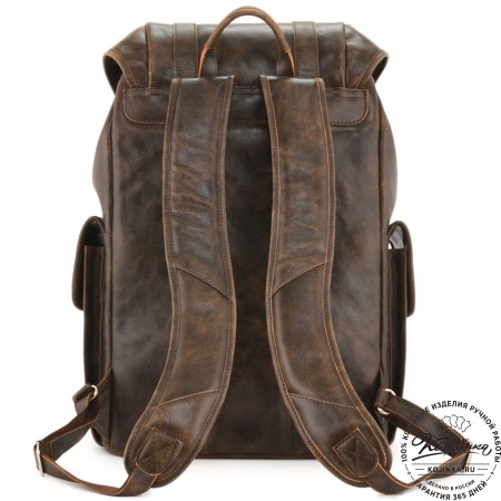 Кожаный рюкзак "Ганнибал" (коричневая наппа)