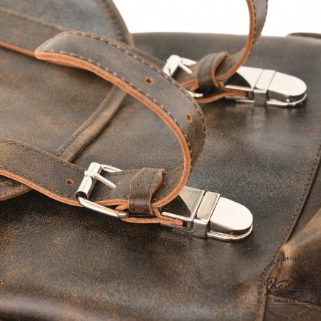 Кожаный рюкзак "Ганнибал" (коричневая наппа)