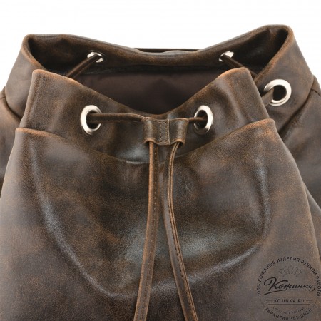 Кожаный рюкзак "Ганнибал" (коричневая наппа)